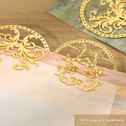 Sea of Essar Vintage Hand Account Gift Box Set - Complete Notebook Kit for Students and Festivals