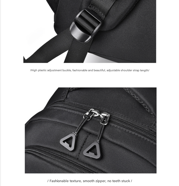 Grey Trendy Korean-Style Large-Capacity Backpack for Women - 14 Laptop Travel Bag