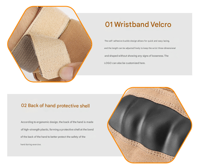 XL Black Hard Knuckle Tactical Gloves - Full-Finger Protective Gear for Motorcycle, Cycling & Outdoor Sports