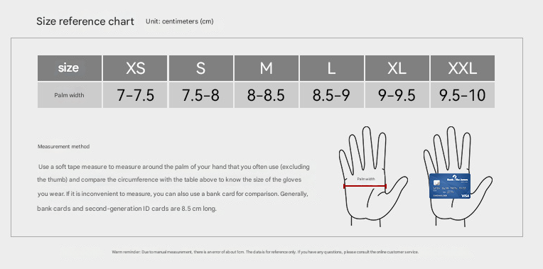 XS Black Winter Fleece Touchscreen Gloves - Warm & Water-Repellent for Cycling & Outdoor Sports