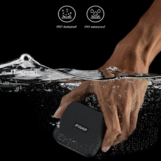 Rugged Portable Bike Bluetooth Speaker - Waterproof Outdoor Sound System with Mount