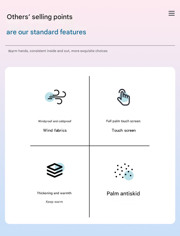 Purple Women's Warm Winter Ski Gloves - Waterproof & Windproof Touchscreen Gloves for Snow Sports