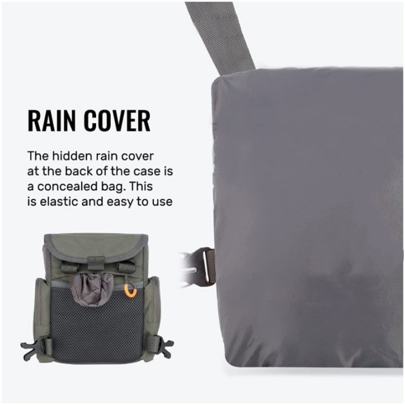 Military green Hot-selling outdoor binoculars backpack - adjustable camouflage chest bag for hunting
