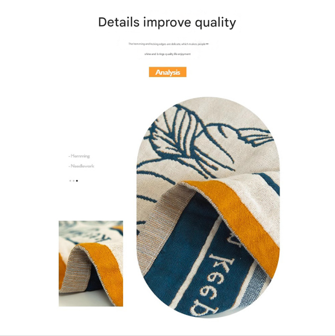 Lily 40S Pure Cotton Gauze Bath Towel - Extra Large, Thick, Soft, and Highly Absorbent for Adults