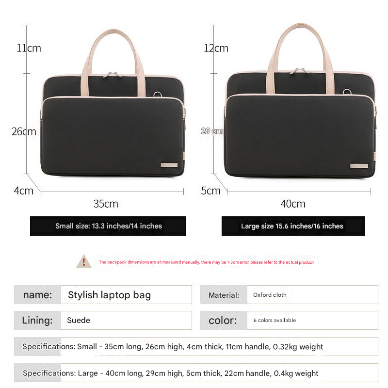 Cream card Chic Padded Laptop Bag for 15.6-Inch Notebooks - Versatile Shoulder Briefcase with Trolley Strap