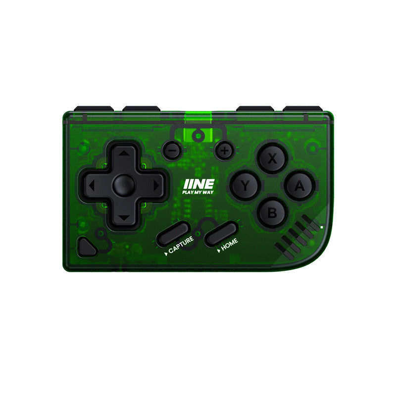 Mini Retro Pocket Game Controller - Multi-Platform Wireless Gamepad for Switch/PC/Android/iOS(green)