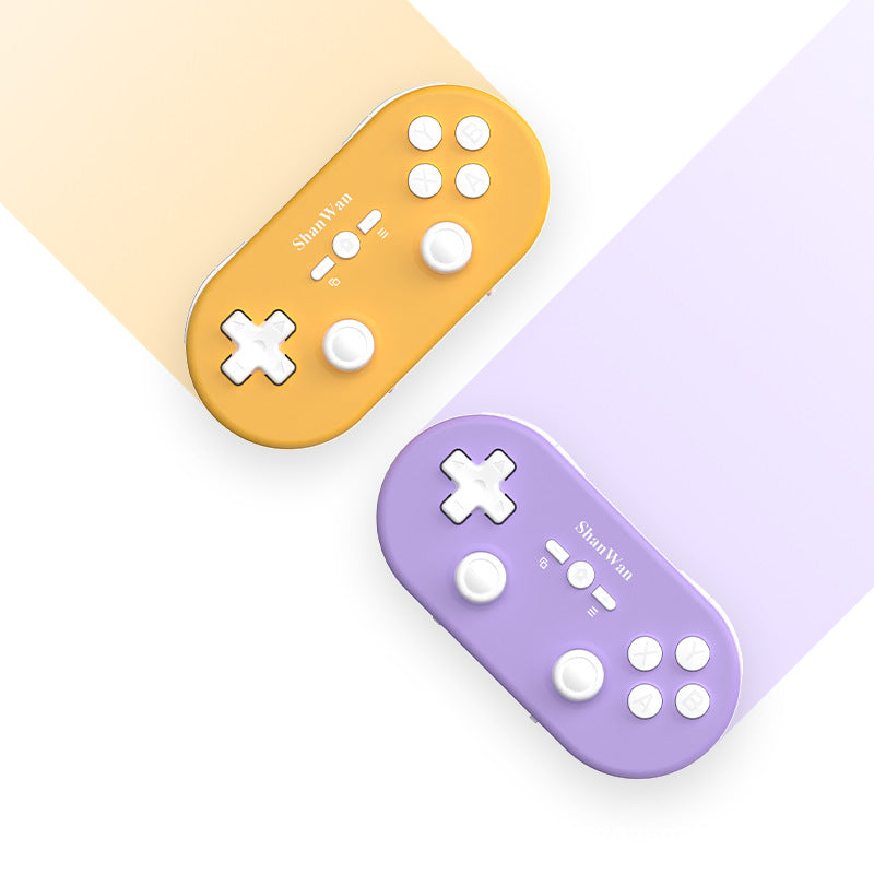 Slim Portable Wireless Game Controller - Multi-Platform for iOS/Windows/Android, 800Hz Dual Hall Sensing(purple)