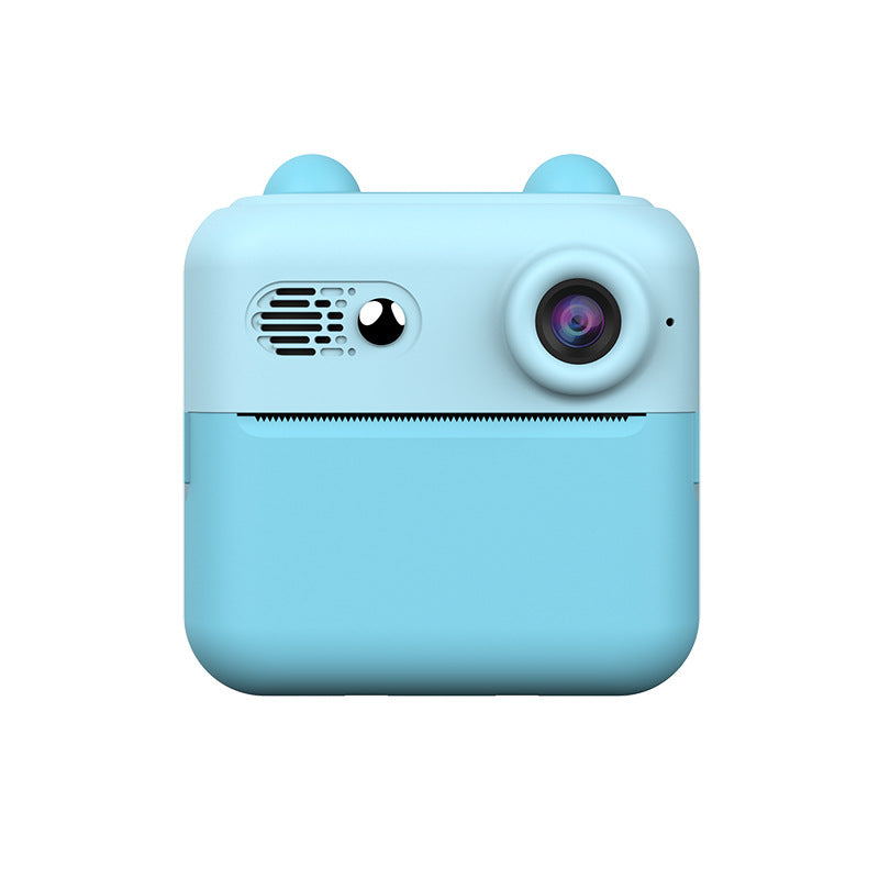 Kids Instant Print Digital Camera with 180? Flip Lens - 24MP Photos, 720P Video & Doodle Fun(blue)