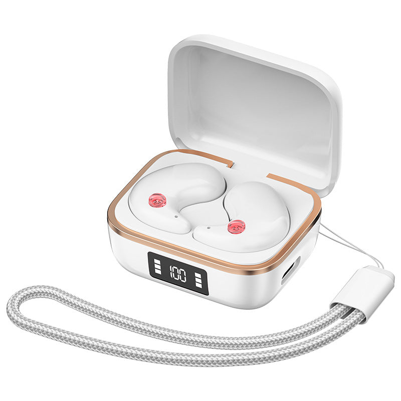 TWS Wireless Earbuds with Wireless Charging Case - Bluetooth 5.3, HiFi Audio, LED Display & Smart Touch Control(white)