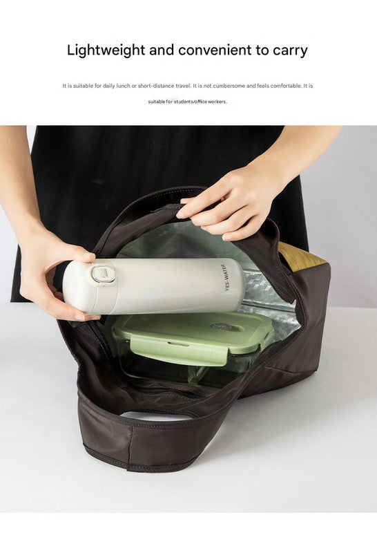 Insulated Lunch Tote Bag - Large Capacity, Multi-Pocket, Waterproof & Stain-Resistant Lining(green)