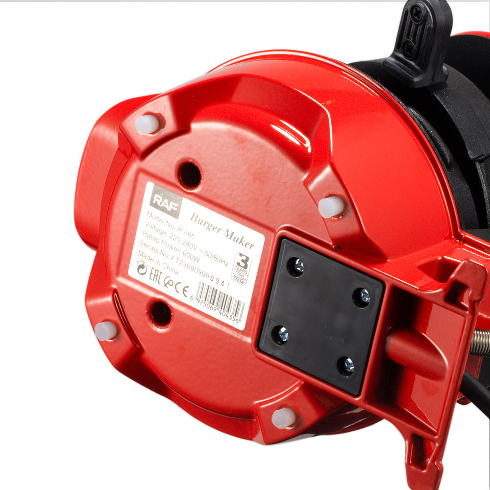 Quick & Easy Multi-Layer Sandwich & Burger Maker with Egg Cooker Plate(red)