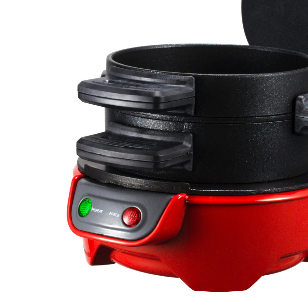 Quick & Easy Multi-Layer Sandwich & Burger Maker with Egg Cooker Plate(red)