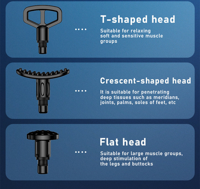 Professional Deep Tissue Percussion Massage Gun - 30 Speeds, 6 Heads & LCD Touch Screen(red)