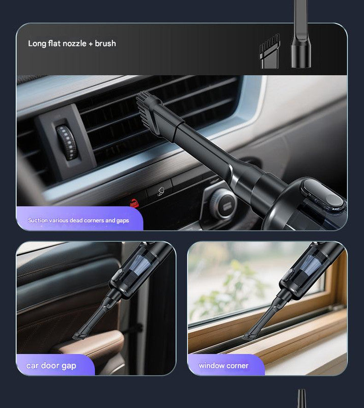 Multi-Function Cordless Handheld Vacuum Cleaner & Blower - Powerful Brushless Motor with Digital Display(Black and gray)