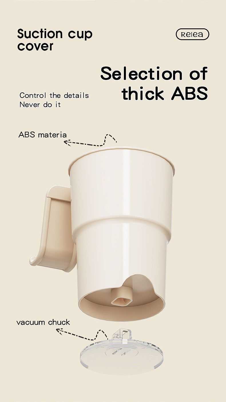 Multi-Purpose Anti-Spill Cup Holder with Suction Base & Detachable Phone Stand(green)