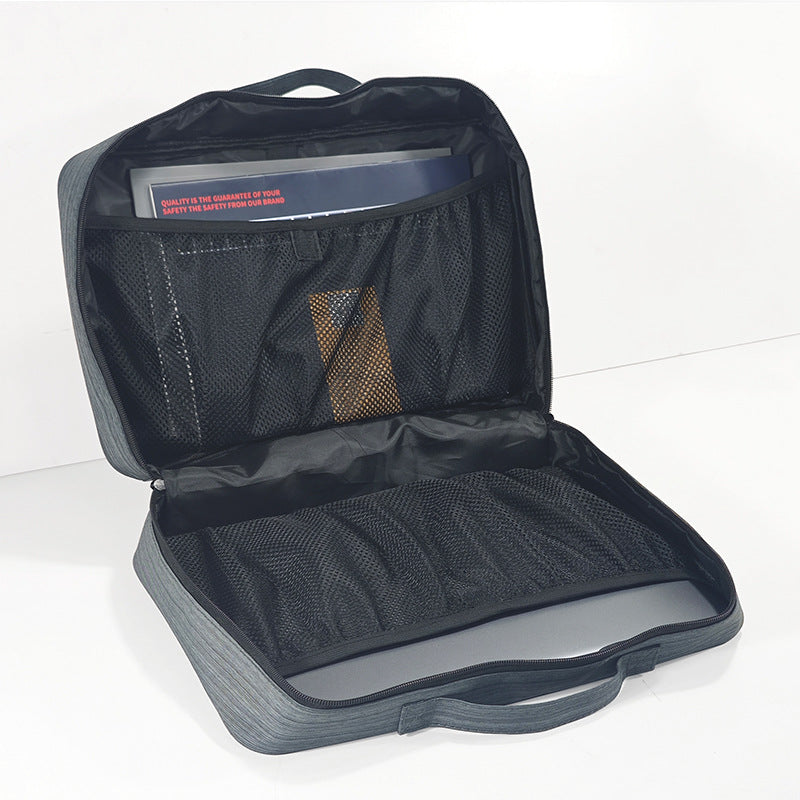 Heather Grey Versatile Travel Organizer Bag with Luggage Sleeve - Portable Carry-On for Laptop, Shoes & Accessories