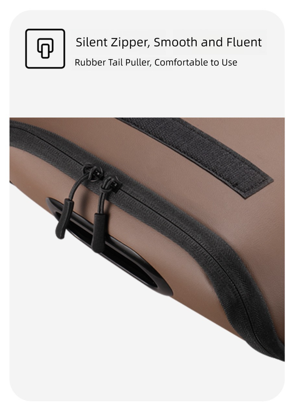 Black Premium Car Under-Seat Shoe Organiser Box - PVC Leather Storage Case with Anti-Slip Velcro Fixation - Space Saving Vehicle Interior Solution