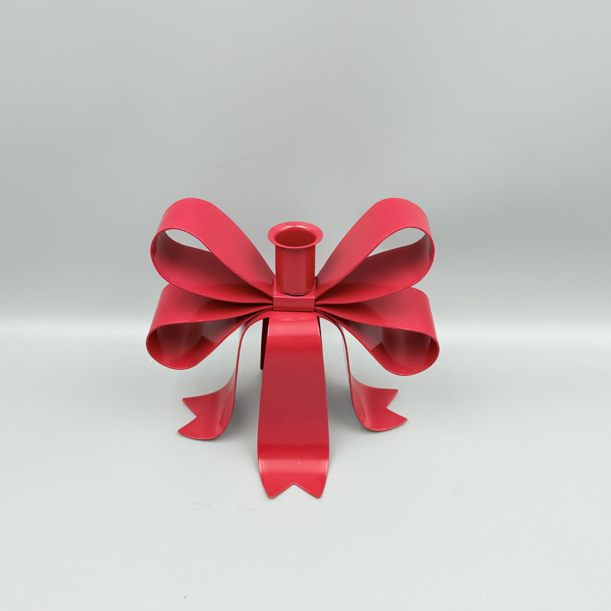 Bowknot Iron Art Candlestick - Creative Desktop Decoration, Candlelight Dinner, Christmas & Valentine's Day Candle Ornament