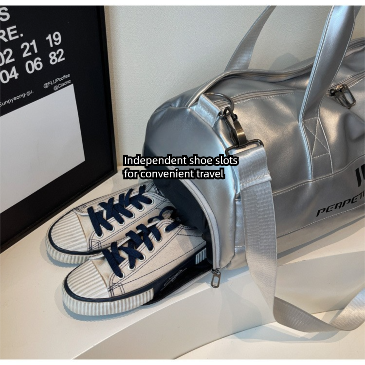 Lightweight Sports Bag with Dedicated Shoe and Wet Gear Zone(blue)