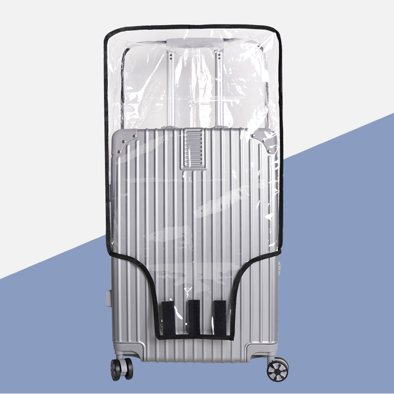 2-Pack 22" Clear PVC Luggage Cover - Heavy-Duty Waterproof & Scratch-Resistant Suitcase Protector