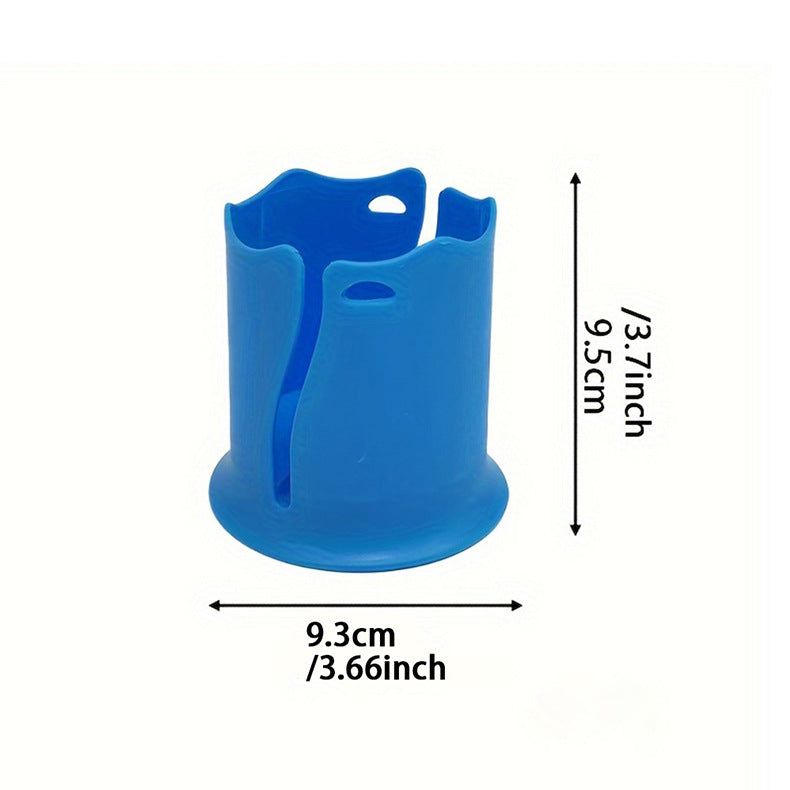 2-Pack Green Outdoor Surfboard Water Bottle Holder - Portable PP & Silicone Drink Stabilizer for Water Sports
