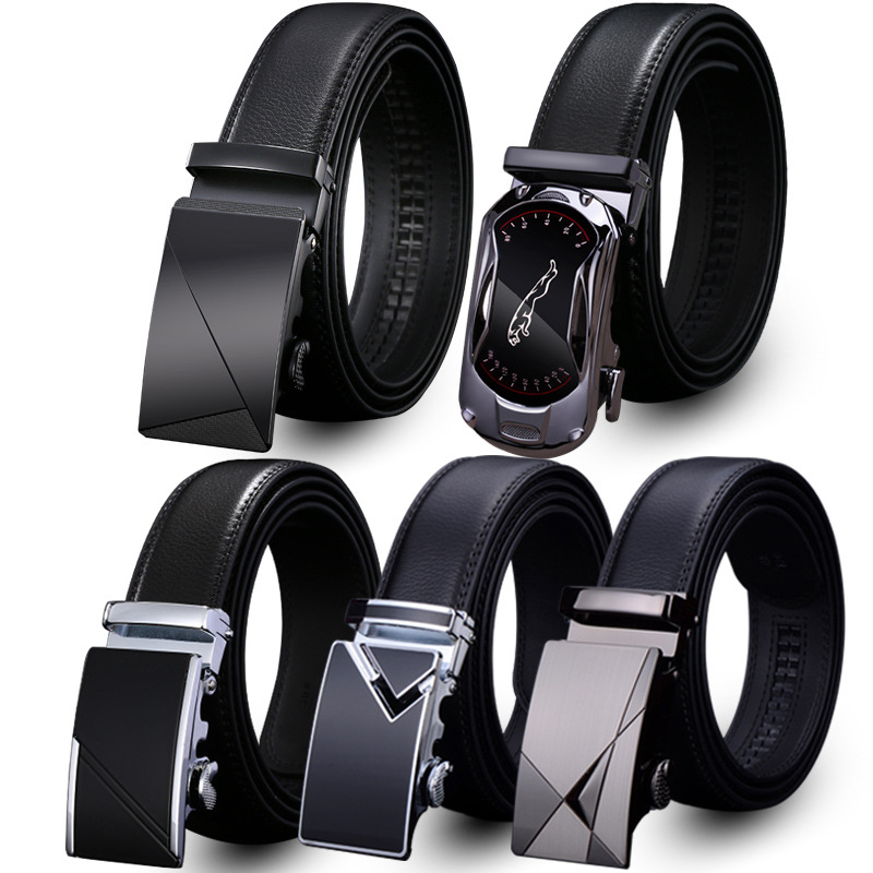 Valentine's Day Gift - Premium Men's Genuine Leather Automatic Buckle Belt - Business & Casual(Style 3)