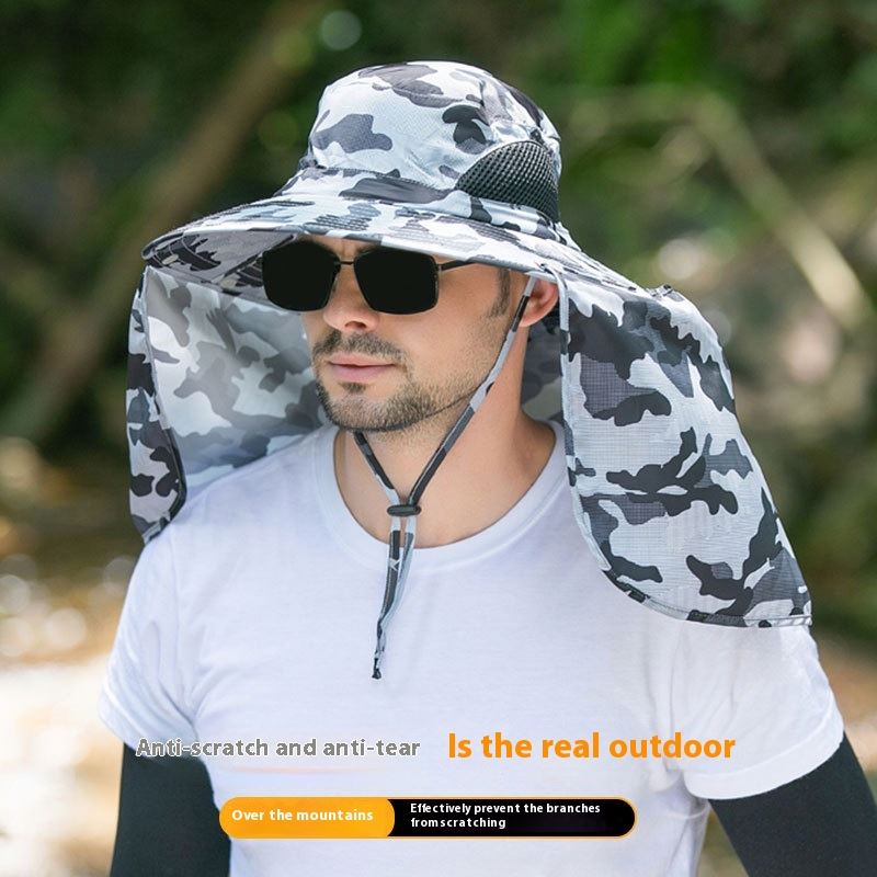 Pink UPF 50+ Sun Protection Fishing Hat Wide Brim Neck Flap Quick Dry Bucket Hat for Outdoor Hiking and Gardening