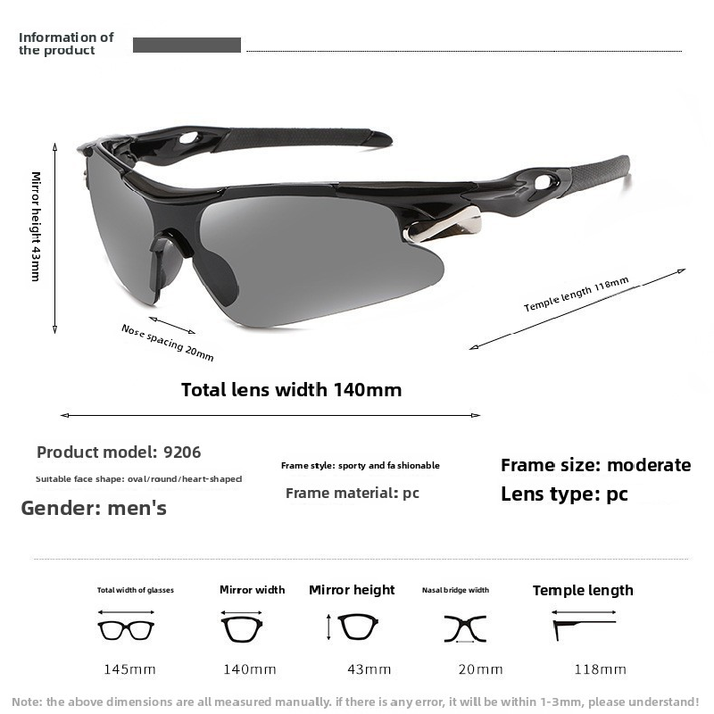 2-PCS Bright black frame with clear lenses Men's Sports Cycling Sunglasses Windproof PC Frame Wrap Around Design for Riding Fishing Running Reliable Outdoor Protection Australian Style