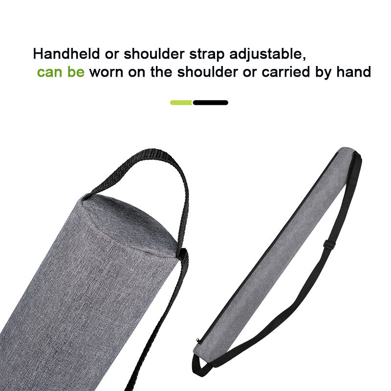Black Insulated Golf Beer Cooler Bag Cylindrical Tube Design with PEVA Lining 25cm Portable Crossbody Shoulder Strap for Australian Golf and BBQs