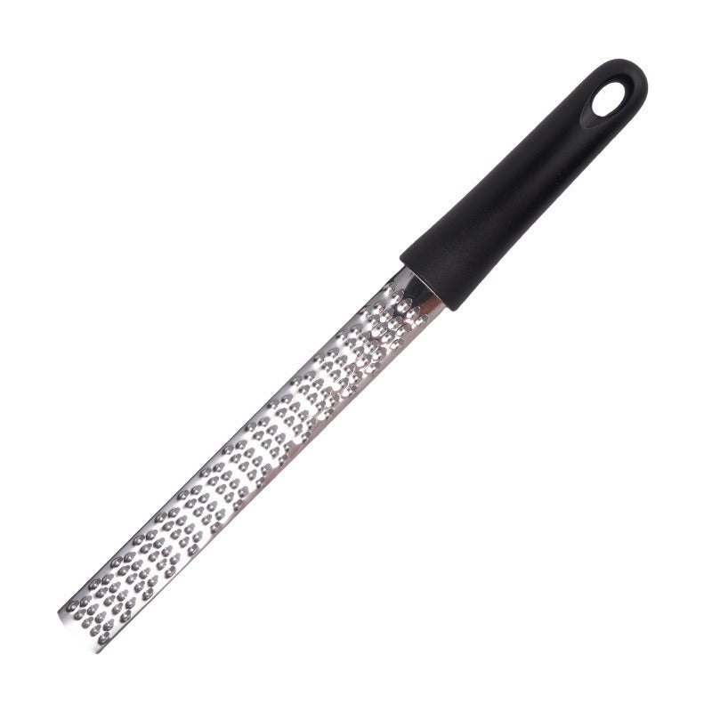 3-PCS Black Stainless Steel Lemon Zester and Cheese Grater 32cm Long Multi-functional Kitchen Grater for Citrus Ginger and Chocolate Australian Home Cooking