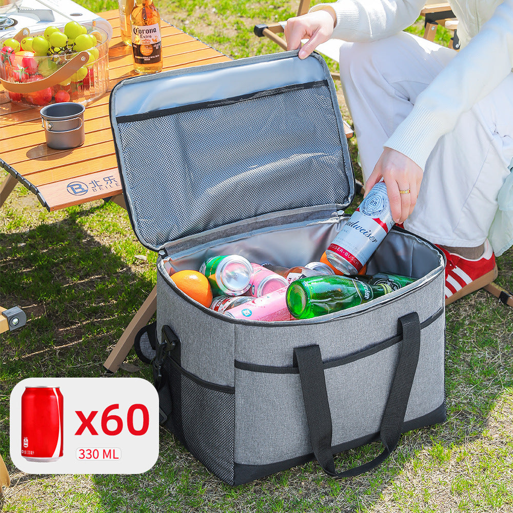 Small Insulated Lunch Bag 10L Cooler Tote Box with Shoulder Strap Leakproof Thermal Meal Prep Carrier for Work School Picnic Black