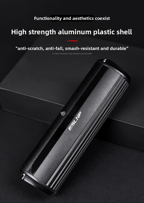 EOS620 1800 Lumen High Power Bike Light with Stable Dual Bracket Mount - 4000mAh Long Life Battery USB Rechargeable - Anti-Glare Aluminium LED Headlight for MTB & Commuting