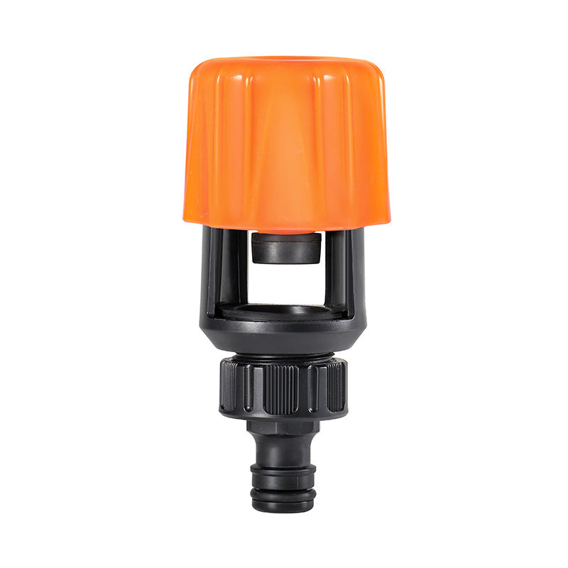 2-Pack Orange Universal Nipple Connector for Mixer Taps up to 3.3CM - Plastic Leak-Proof Hose Fitting, Kitchen & Garden Tap Adapter