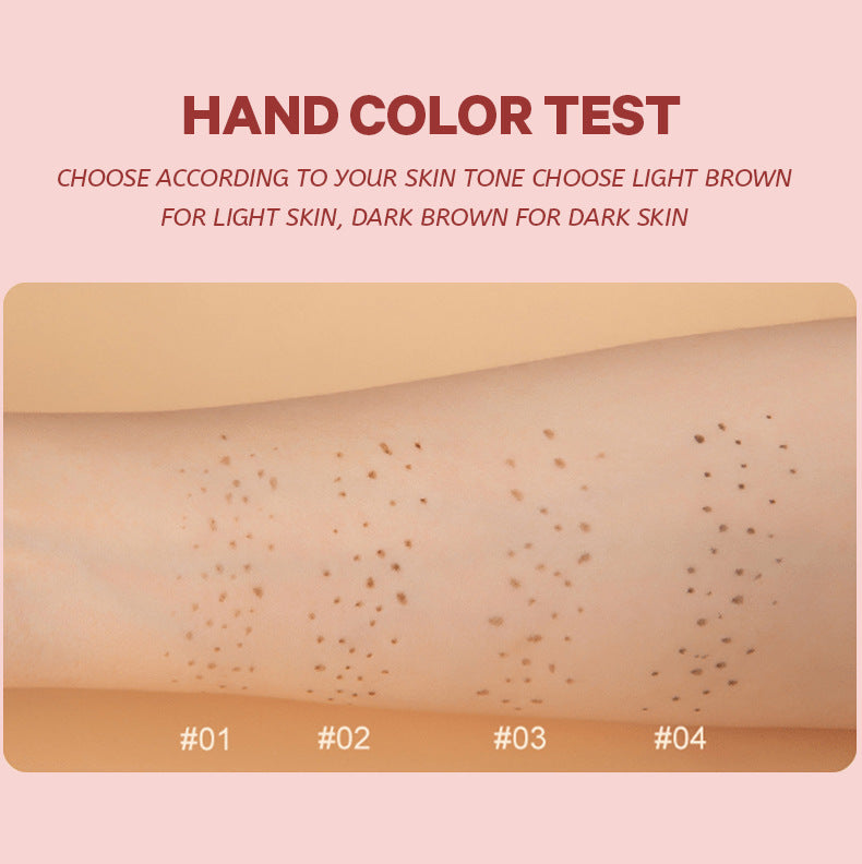 2-Pack #04 Espresso 2-in-1 Double-Headed Freckle Pen & Eyeliner - Natural & Long-Lasting, Easy Coloring for Sun-Kissed Look