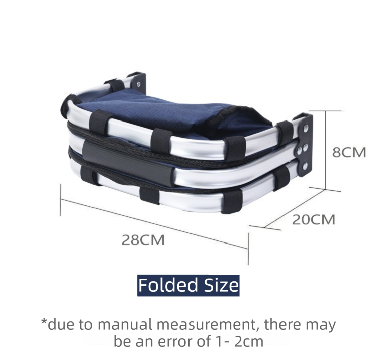 Black Foldable Insulated Picnic Basket With Zipper Lid & Handle - Modern Minimalist Large Capacity Thermal Shopping Basket for Grocery, Camping, and Meal Delivery