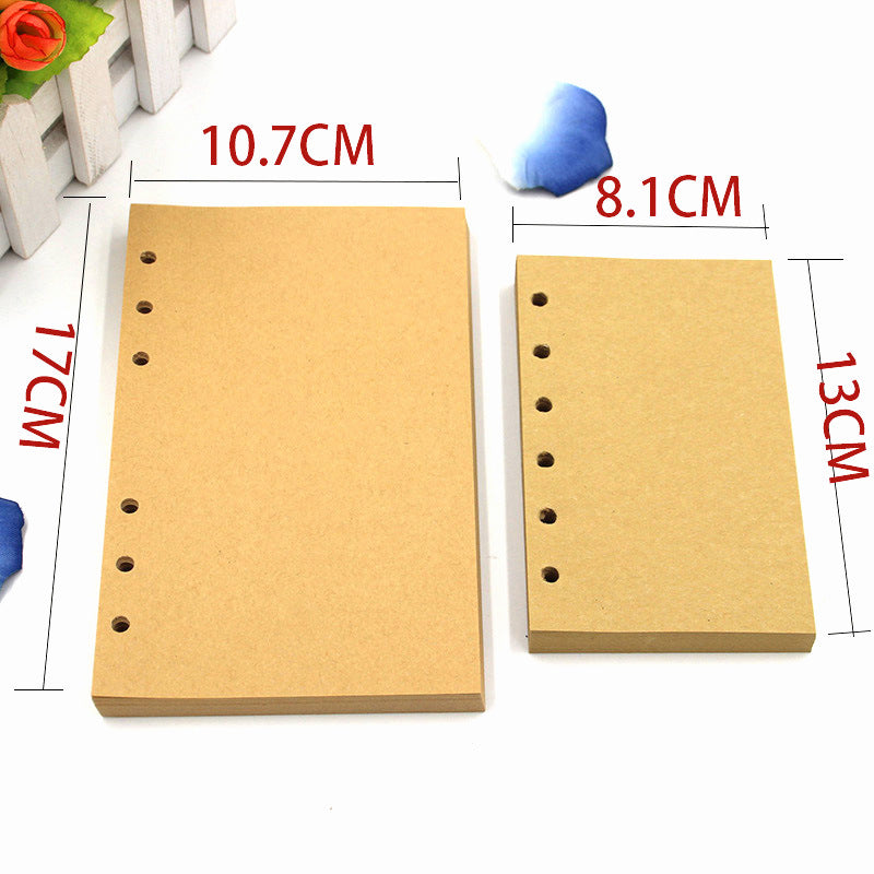 2-Pack A7 Nautical Vintage PU Leather Student Notebook - Pirate Style Strapped Diary with 150 Pages of Refillable Kraft Paper(Brown)