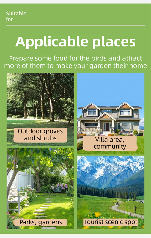 Outdoor Hand-Blown Glass Bird Feeder - Durable Weather-Proof Bird Waterer, Includes Funnel & Hanging Rope (Single - Yellow Silk)