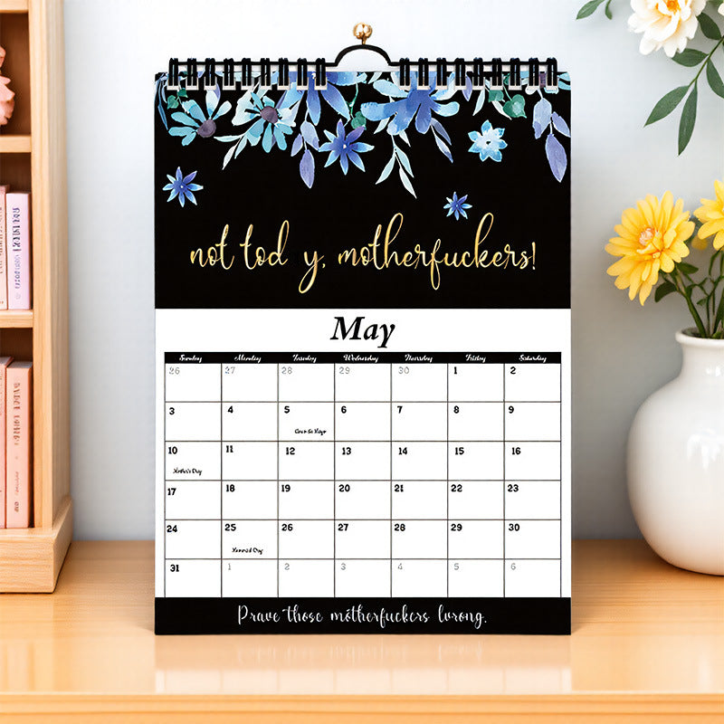 Exhausted women 2026 Wall Calendar 28.5 x 21 cm – Funny and Inspirational Designs for Home, Office, or Gift in Australia