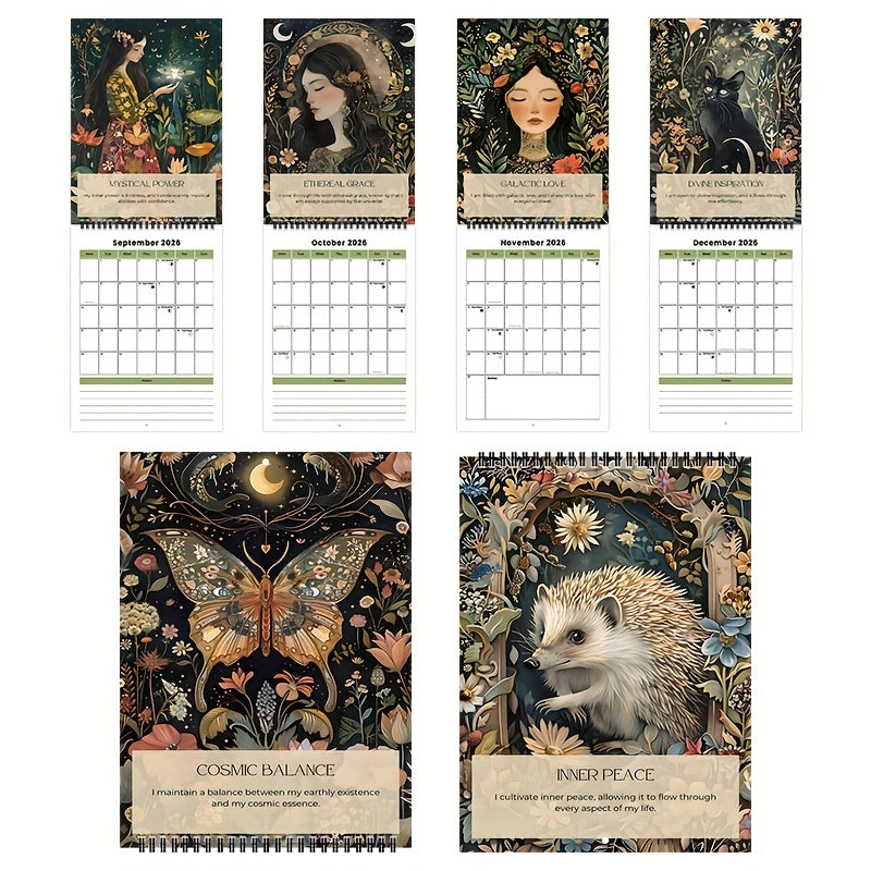 Mindfulness Magic 2026 Wall Calendar 28.5 x 21 cm – Funny and Inspirational Designs for Home, Office, or Gift in Australia