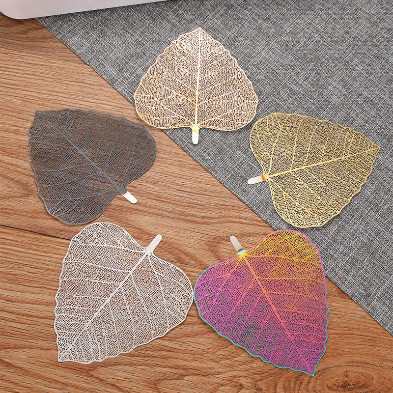 5-PCS Golden 304 Stainless Steel Bodhi Leaf Tea Strainer Creative Fine Mesh Tea Filter Infuser for Loose Leaf Tea Australian Home Tea Set Accessory