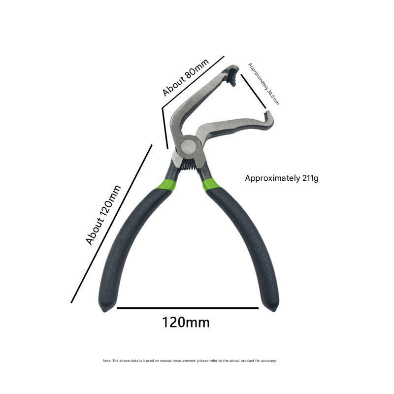 Black and red 3 Piece Automotive Wire Connector Removal Tool Set with Straight Bent and Dual End Pliers for Electrical Harness Disassembly