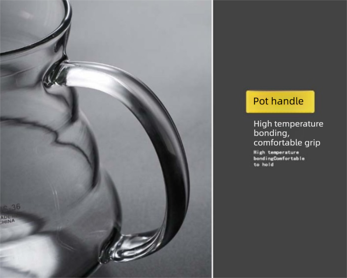 600ml Borosilicate Glass Coffee Server - Heat Resistant "Cloud" Pour Over Carafe with Lid - Large Drip Coffee Sharing Pot for Home & Office (2-4 Cups)