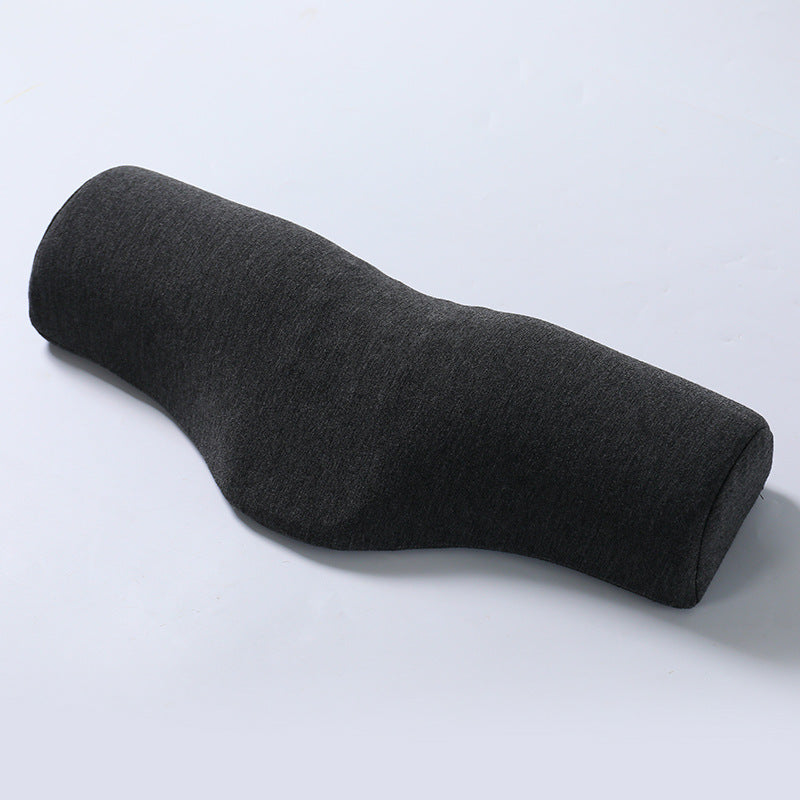 Dark Grey Cervical Support Pillow – Memory Foam Core with Ergonomic Design for Neck Pain Relief and Deep Sleep