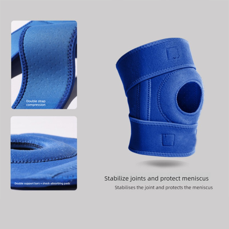 Black Upgraded Sport Knee Pads with Dual Spring Support and Shock Absorption for Basketball Cycling and Training Stabilizing Joint Compression for Local Athletes