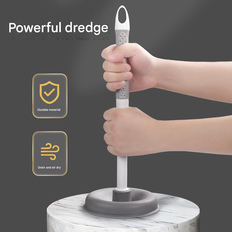 Toilet Cleaning Tool Set - 4 in 1 Bathroom Plunger and Brush Kit with Wall Mount Holder