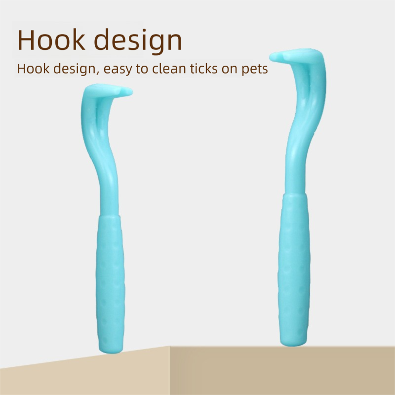 2-Pack Green Pet Tick Remover Tool Set - Small Medium Large Flea and Tick Hook Removers