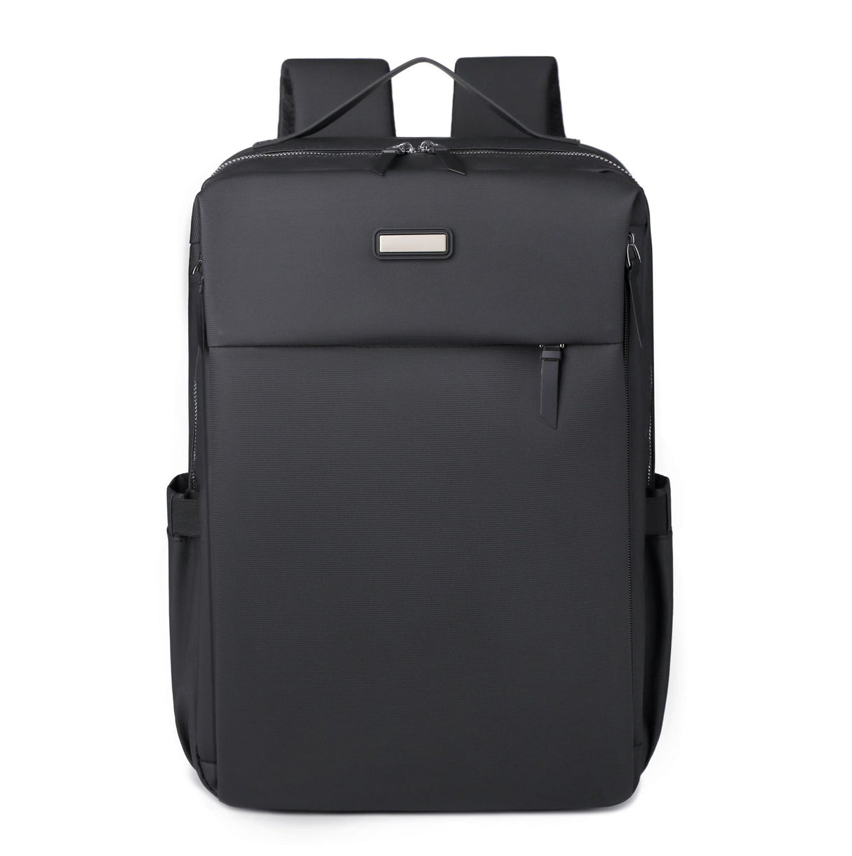 Black Large Capacity Airbag Backpack Multi-Compartment Laptop Backpack Travel Business Bag