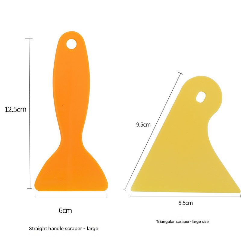 2 Piece Car Vinyl Wrap Squeegee Set - Plastic Application Scrapers for Smooth Film Installation