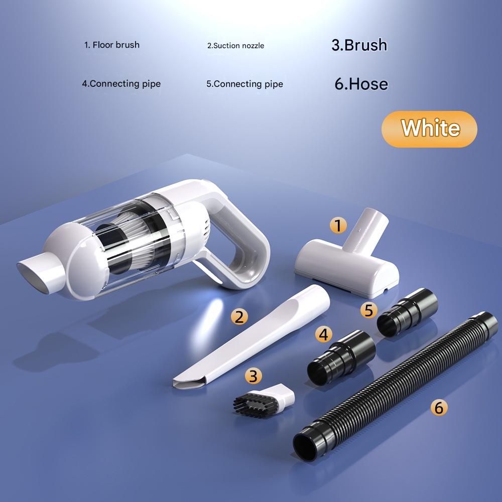 Cordless Handheld Vacuum Cleaner set - USB Rechargeable Portable Car Vacuum with Detachable Nozzle, Lightweight Dust Buster for Car Interior, Home, Office and Pet Hair