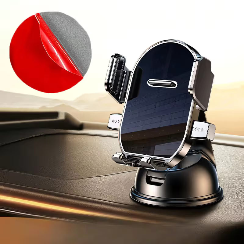 Universal Car Phone Mount Dashboard Windscreen Holder Anti Slip Vacuum Suction Mobile Phone Stand 360 Adjustable Navigation Bracket